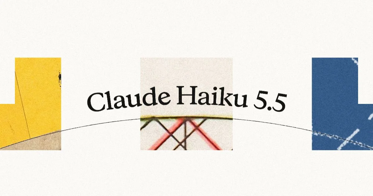 Anthropic Claude Haiku 5.5 announcement